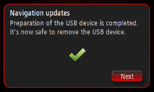 appareil usb prêt